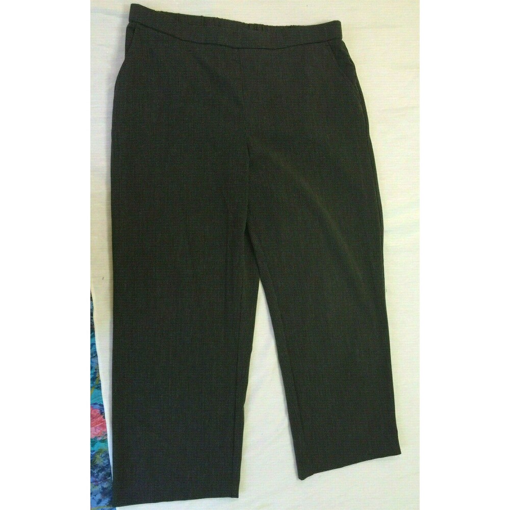 CROFT BARROW STRETCH WOMENS PULL ON PANTS SIZE 16P